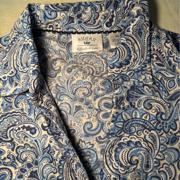 Riders by Lee Paisley Button Down Effortless Care Shirt - Picture 2 of 7